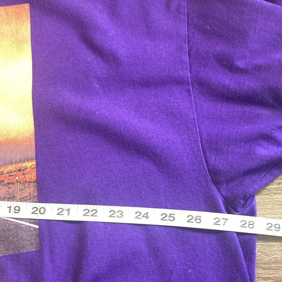 Pre Owned RASCAL FLATTS Back To USA Tour Gildan 3XL Purple - Picture 5 of 8